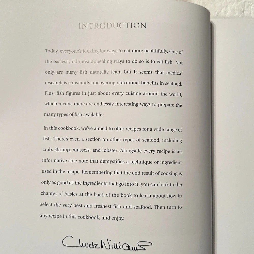 Williams-Sonoma “Fish” Cookbook